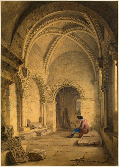 The Chapel in the Old Castle, Newcastle upon Tyne by Frederick Mackenzie